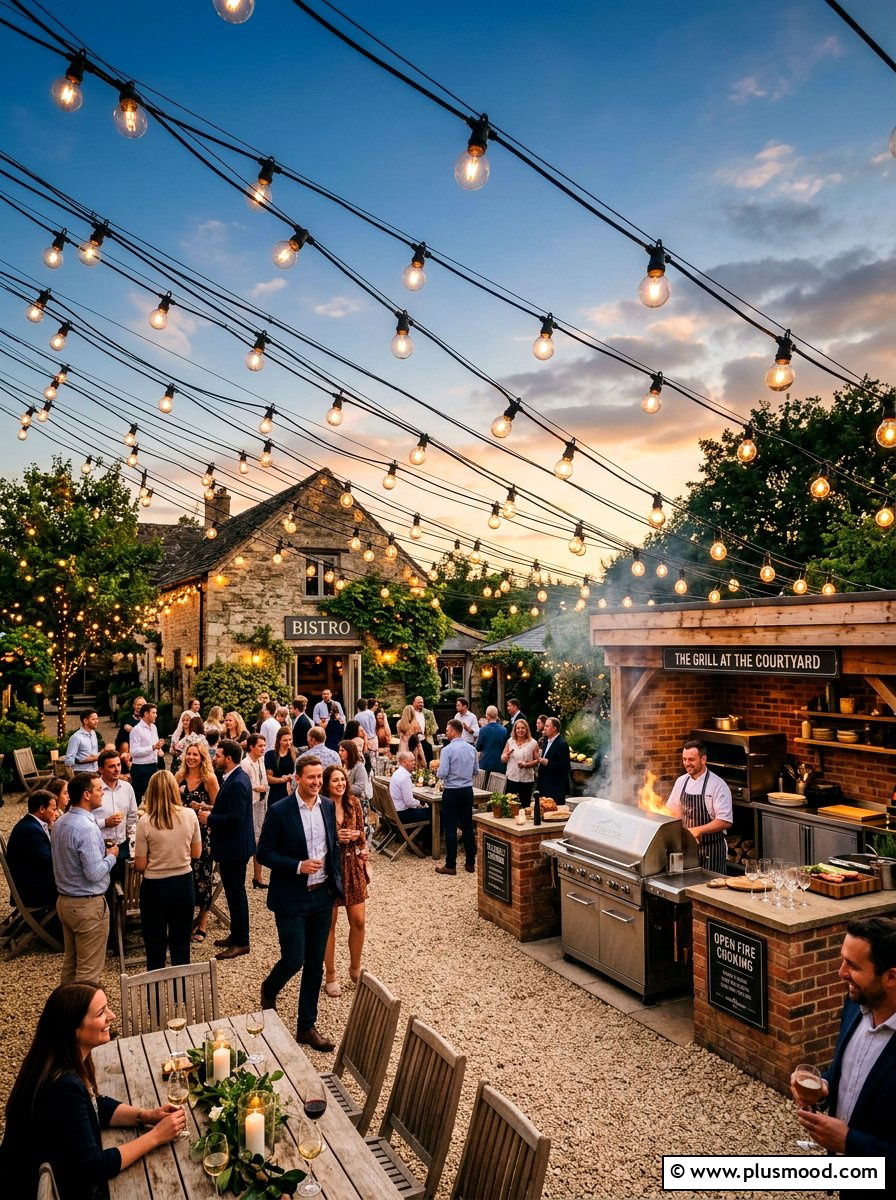 Bistro Lighting - 25 summer garden lighting ideas