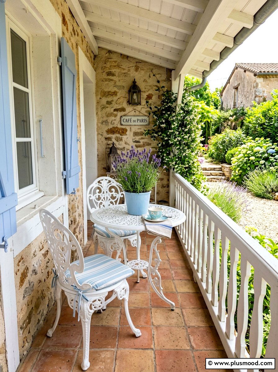 Bistro Set For Narrow Porch - 25 summer narrow porch ideas