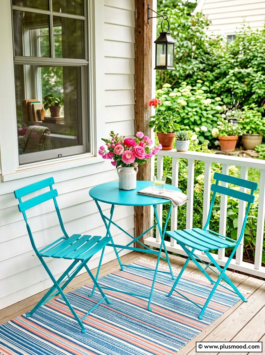 Bistro set corner - 25 summer porch corner decor ideas