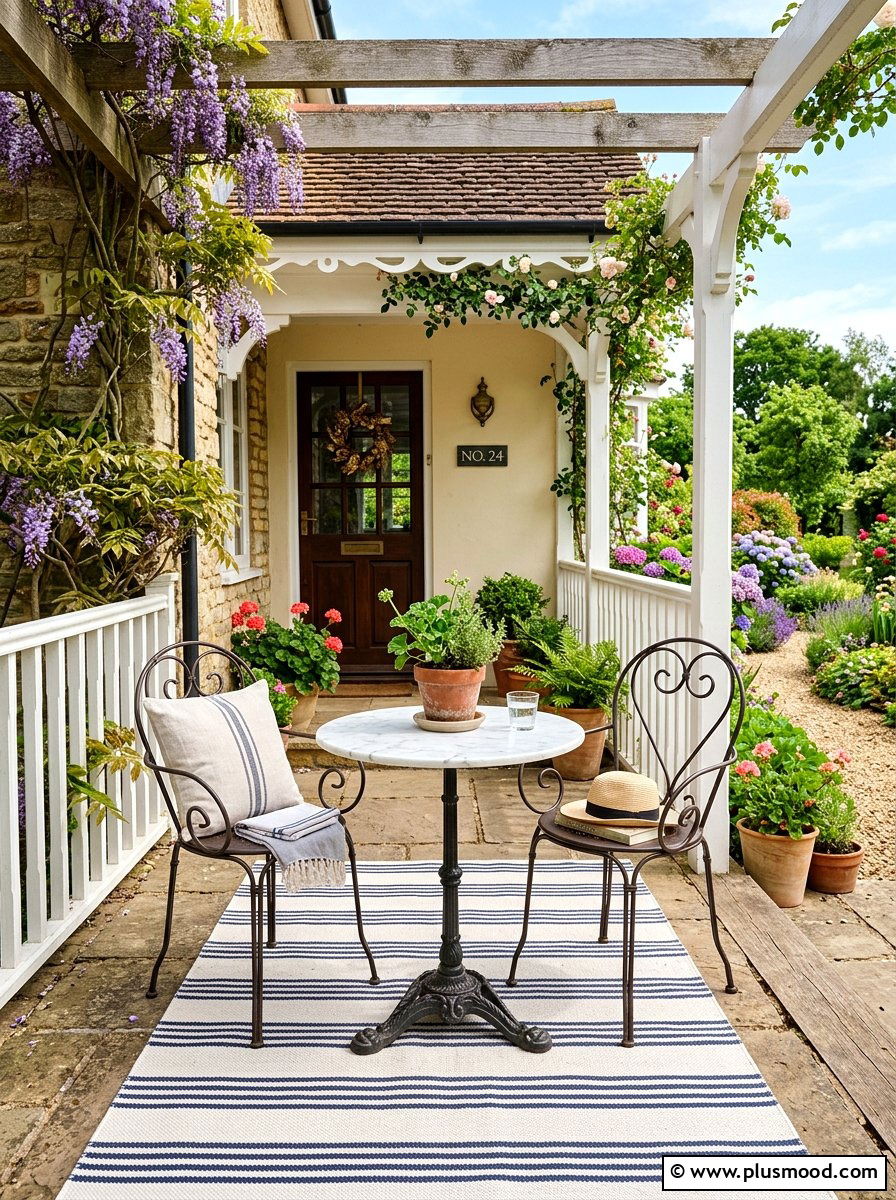 Bistro set front porch - 25 summer elegant front porch ideas