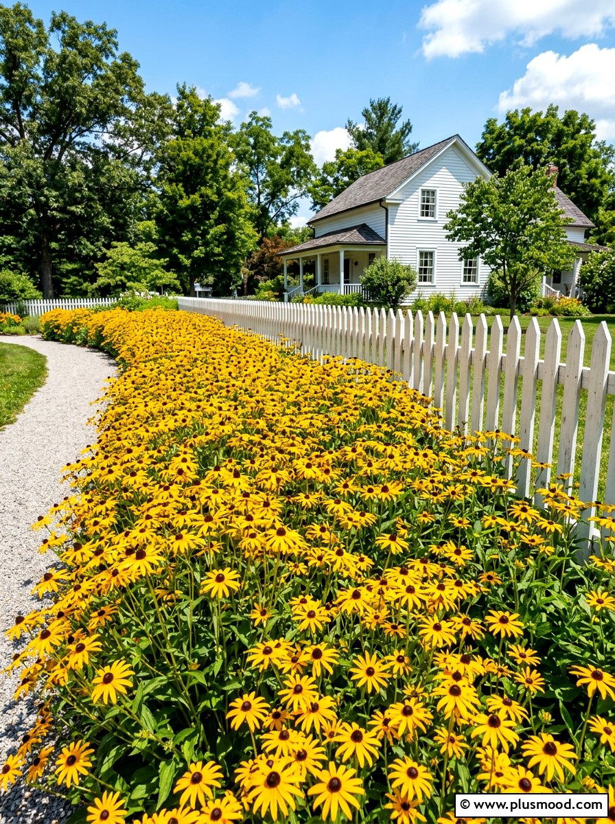 Black Eyed Susan - 25 late summer flower garden ideas