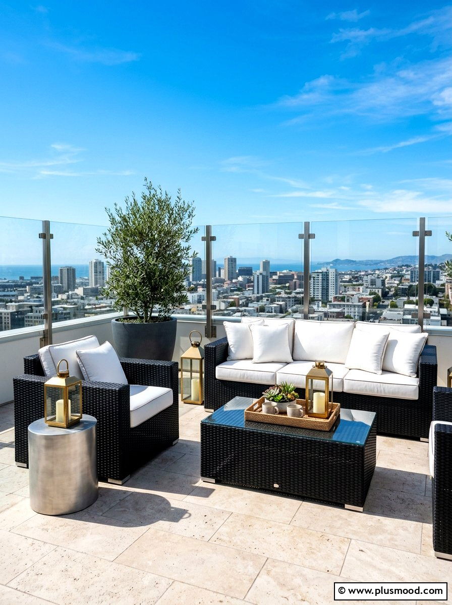 Black Wicker Patio Set - 25 summer patio ideas with wicker furniture