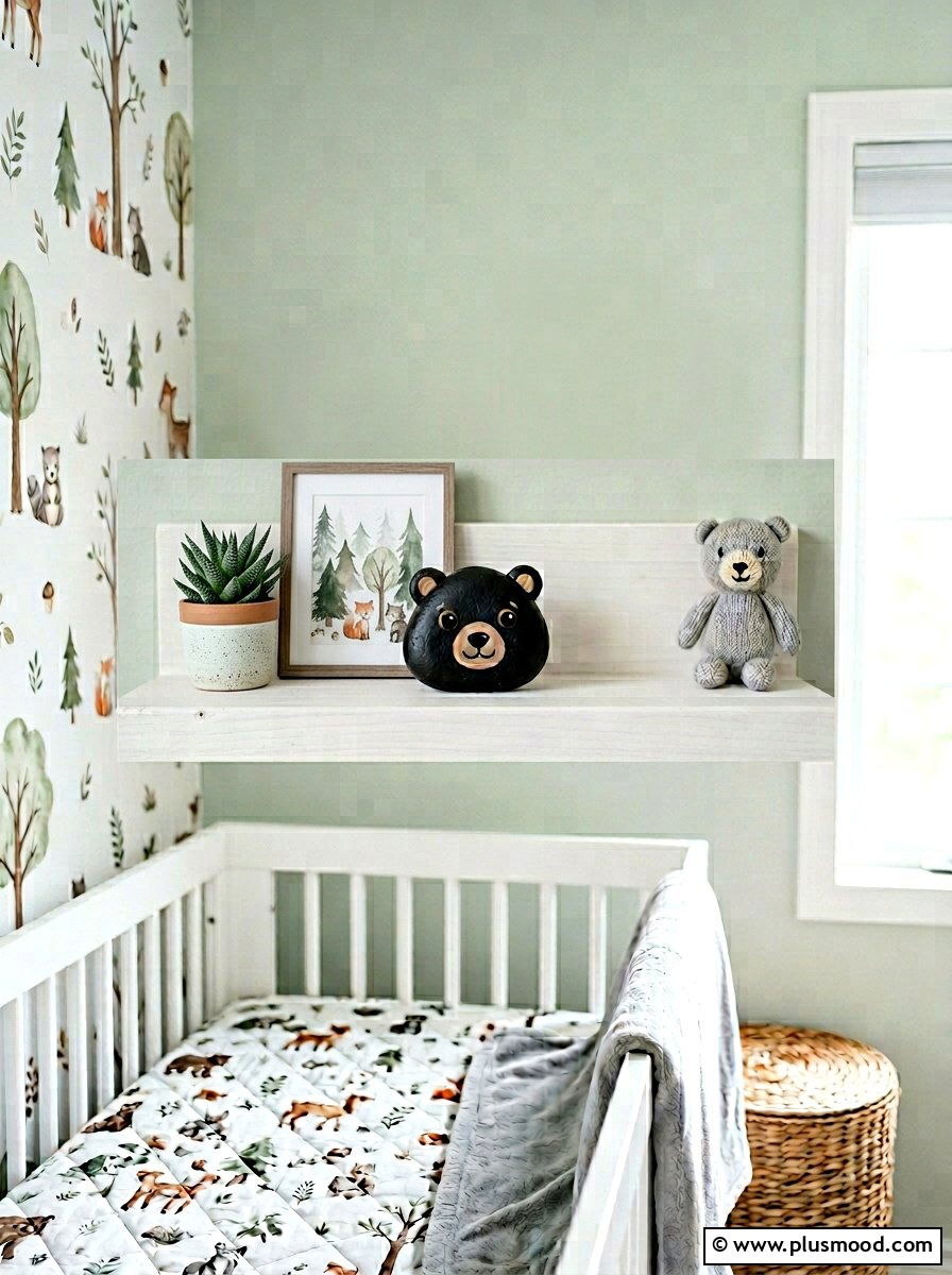 Black bear cub stone - 25 painted rock ideas with forest animals