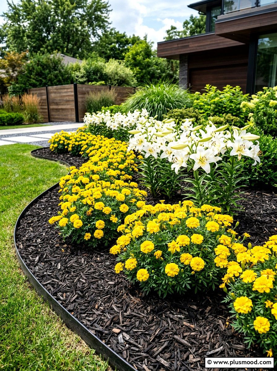 Black forest wood mulch - 25 summer mulch ideas for summer landscaping