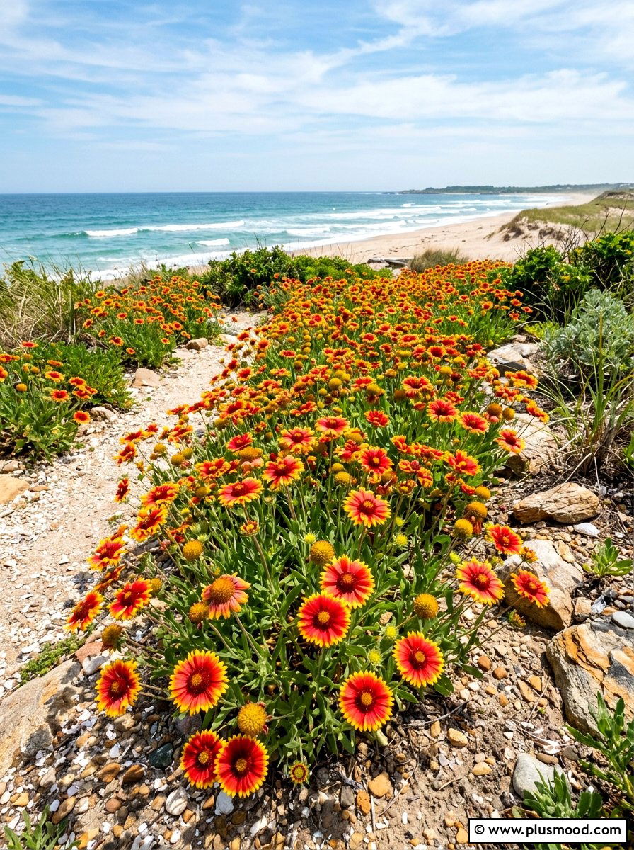 Blanket flower garden - 25 late summer flower bed ideas