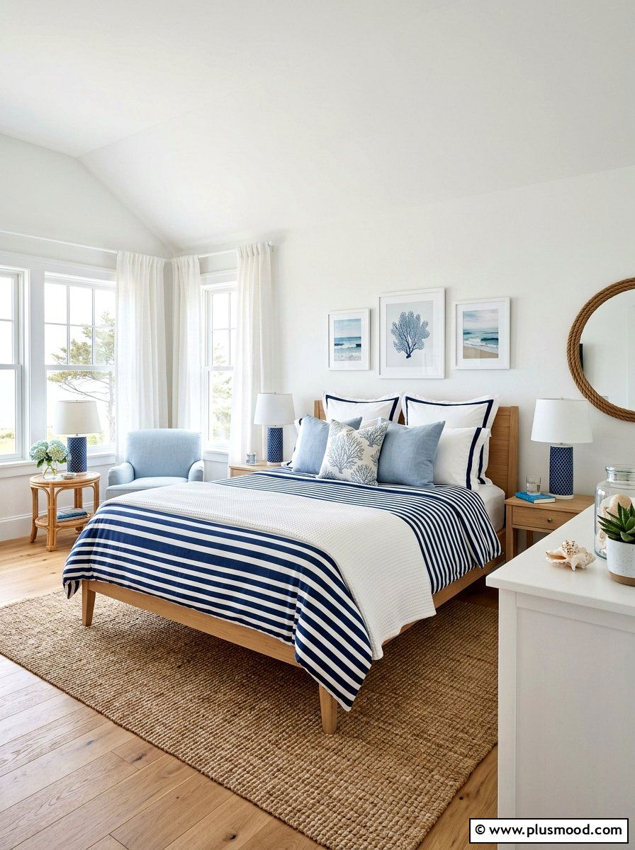 Blue And White Bedroom Decor - 25 summer home refresh ideas