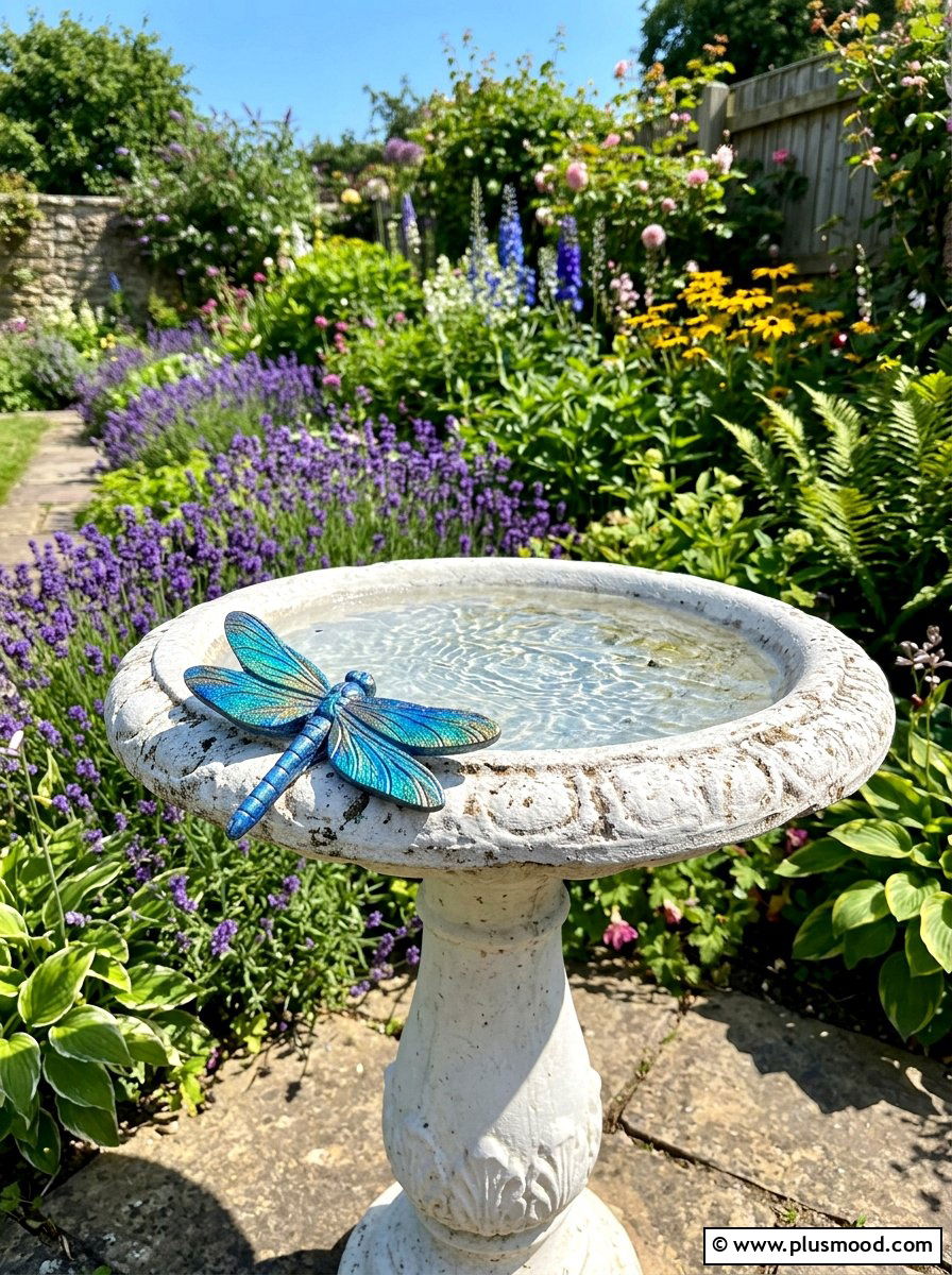Blue Dragonfly Stone - 25 painted rock ideas for summer decor