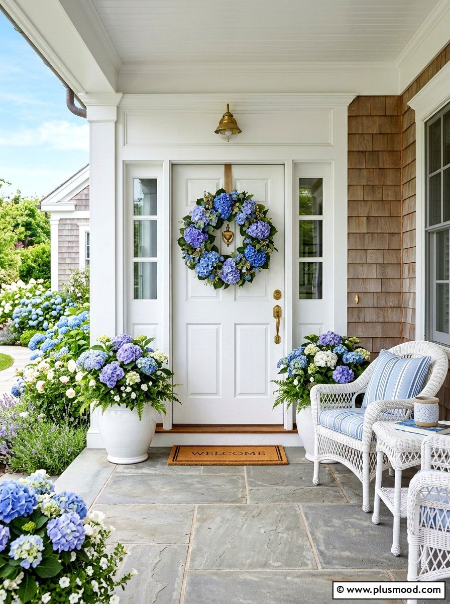 25 Summer Door Decor Ideas for Summer to Brighten Entryways