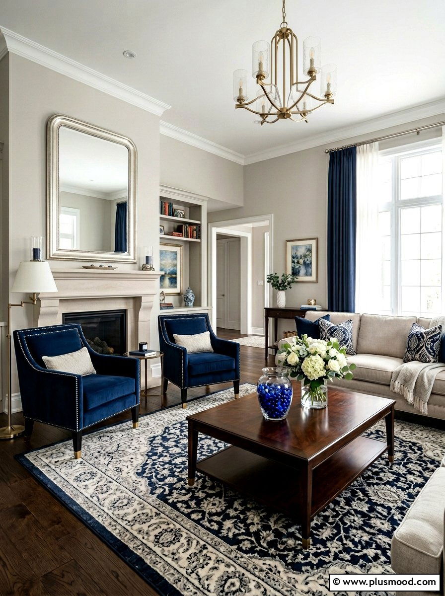 Blue Marble Vase Filler - 25 summer vase filler ideas for living room