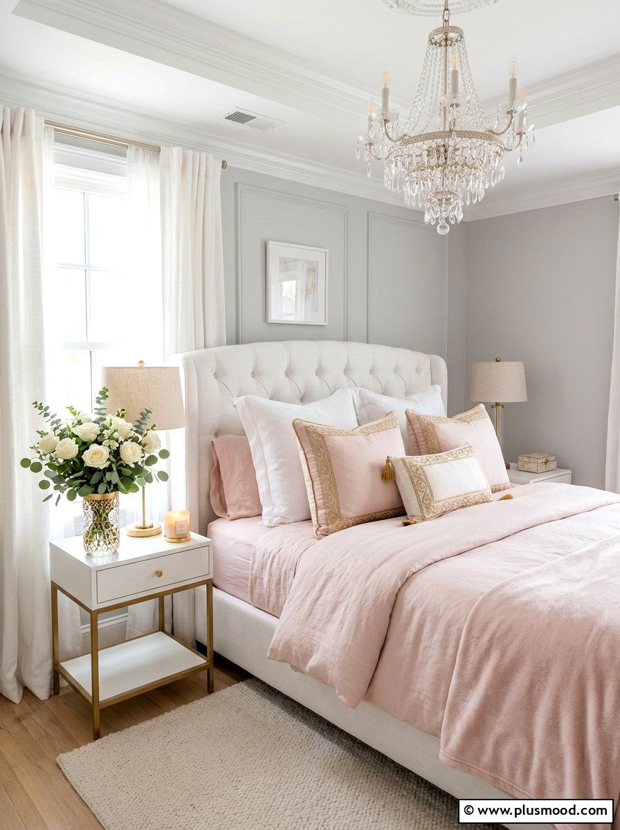 Blush Pink Bedding - 25 summer bedding ideas