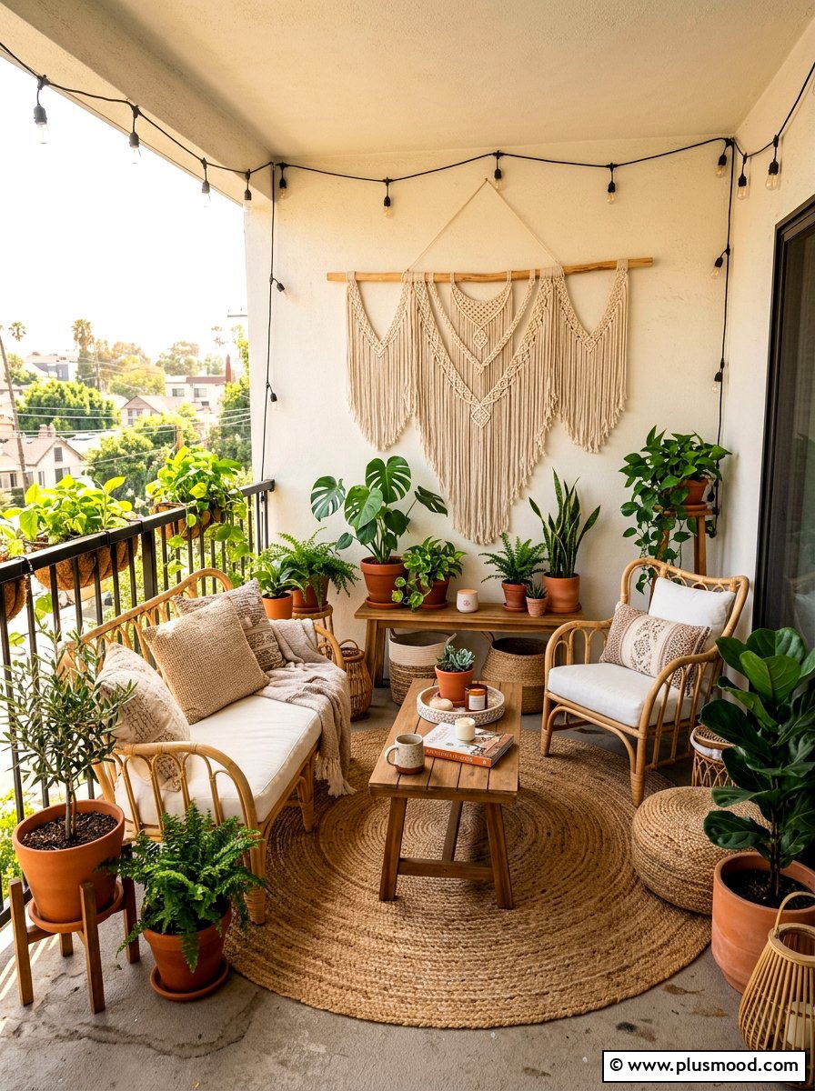 Boho Apartment Patio Decor - 25 summer apartment patio ideas