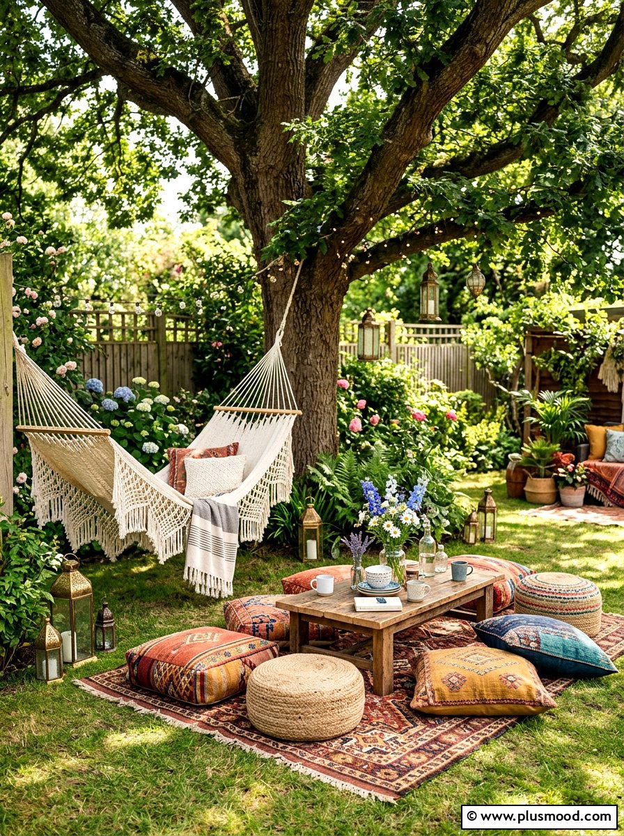 Boho Backyard Setup - 25 elegant summer decor ideas