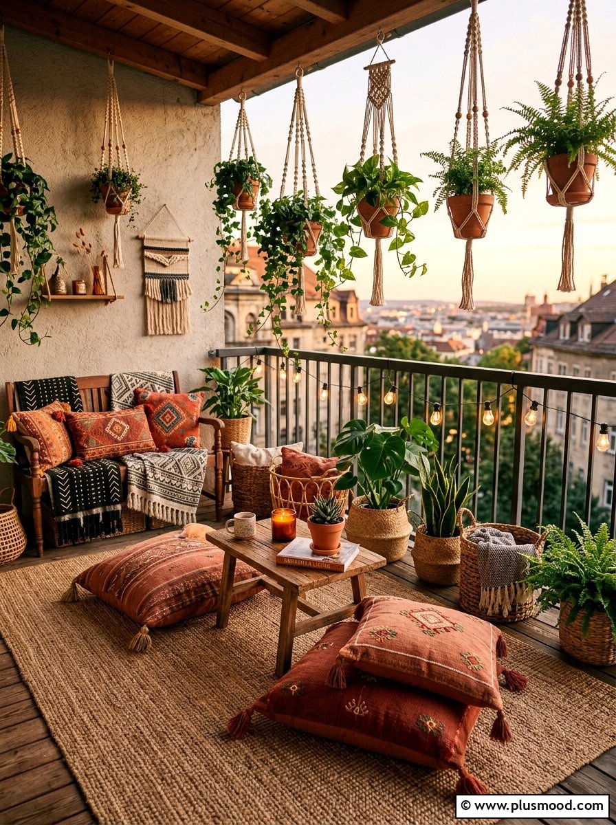 Boho Balcony Decor - 25 summer balcony refresh ideas