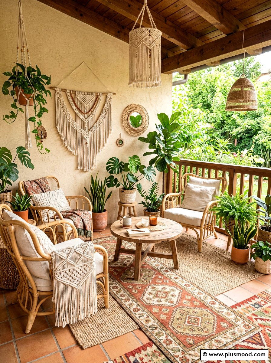 Boho Decor - 25 summer patio garden ideas