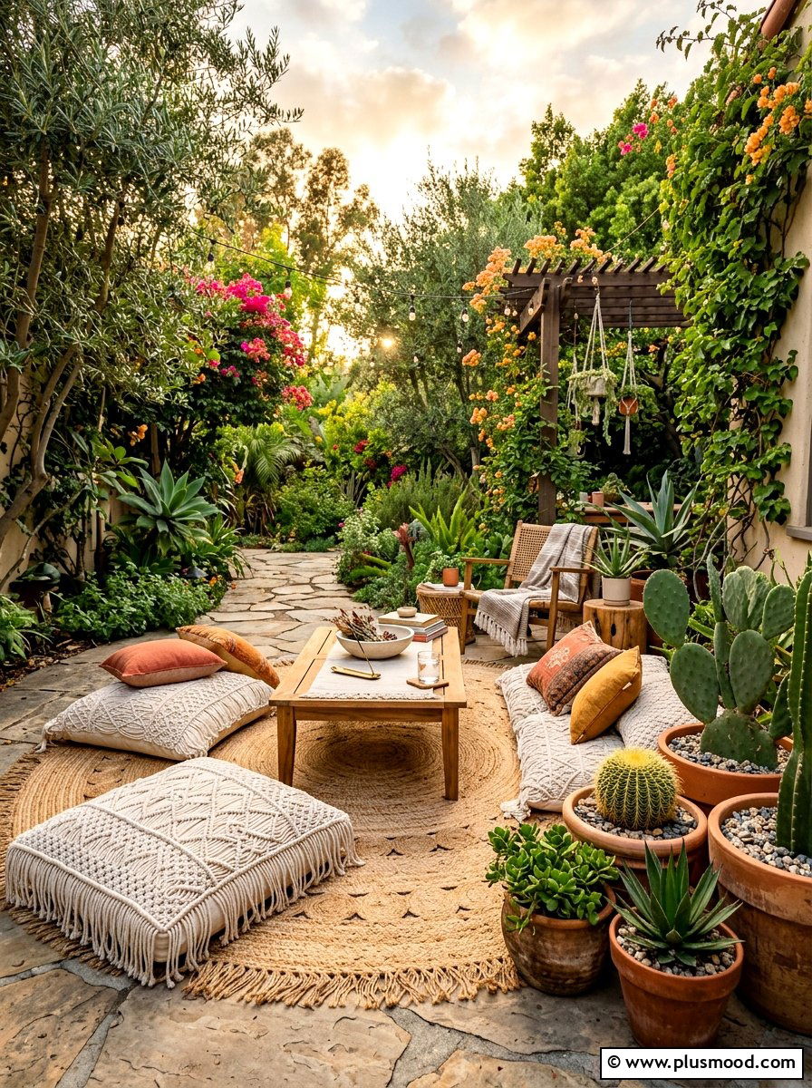 Boho Patio Decor - 25 summer small patio ideas