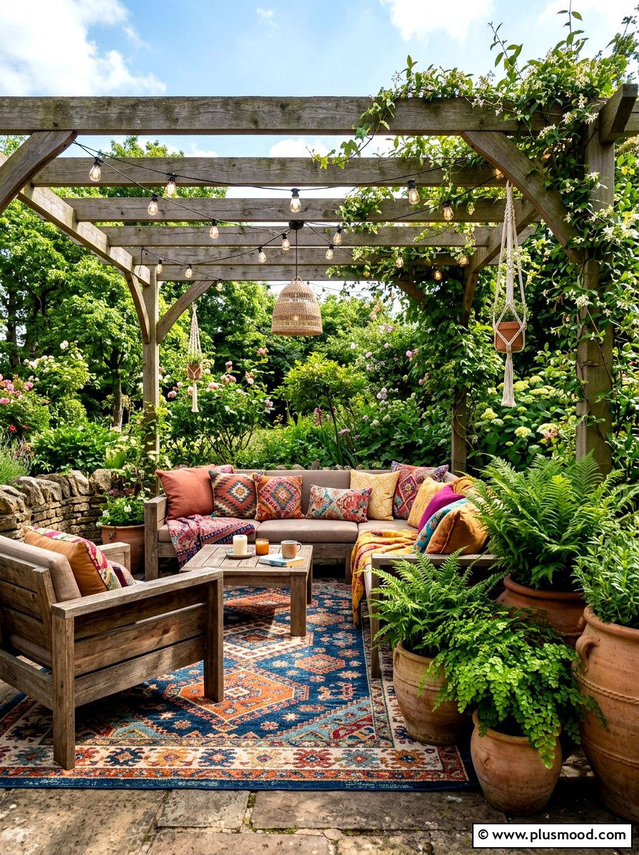 Boho Patio Decor - 25 cute summer home decor ideas