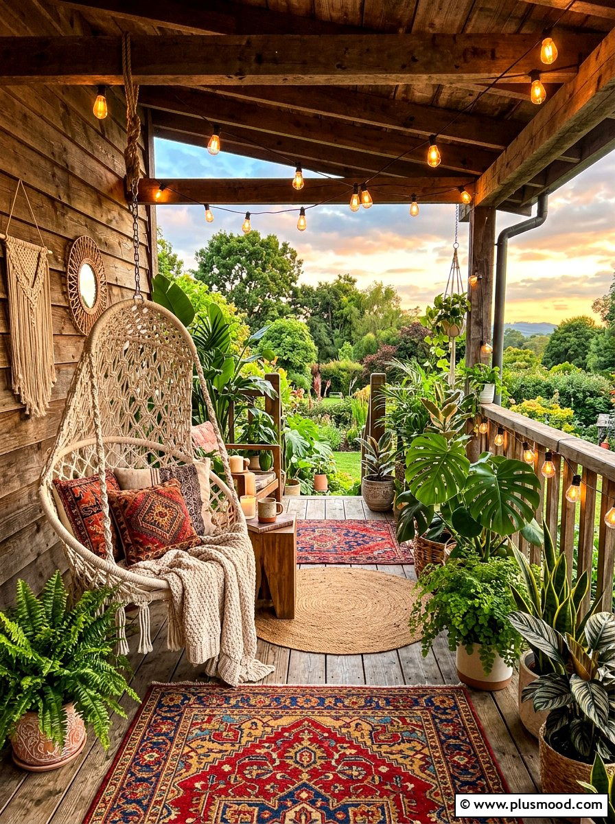 Boho Porch Decor - 25 best summer porch ideas