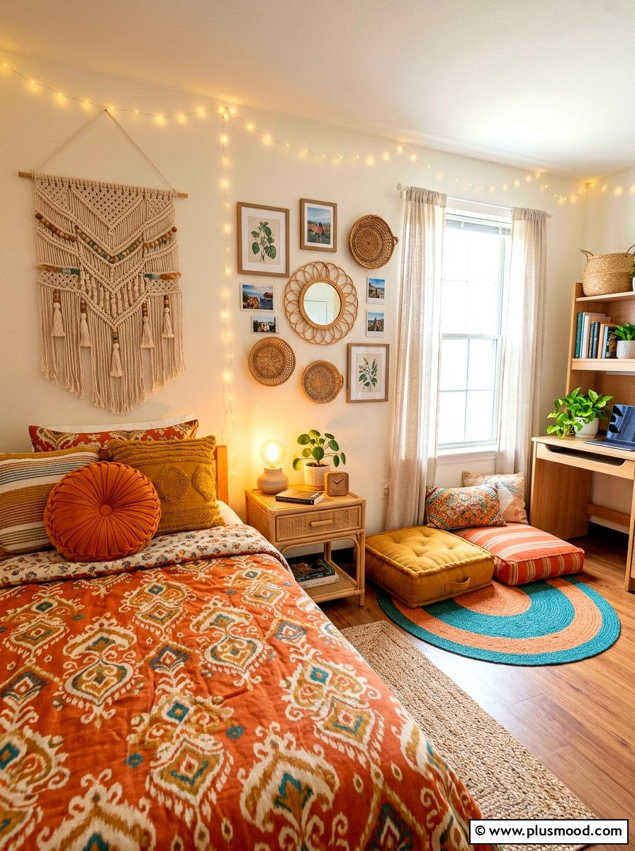 Boho Summer Dorm Room - 25 summer dorm room ideas