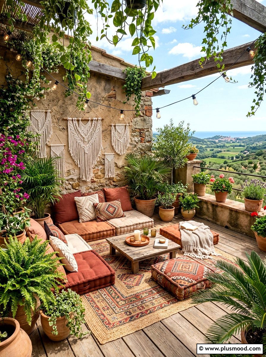 Boho Terrace - 25 summer decor ideas for everyday living