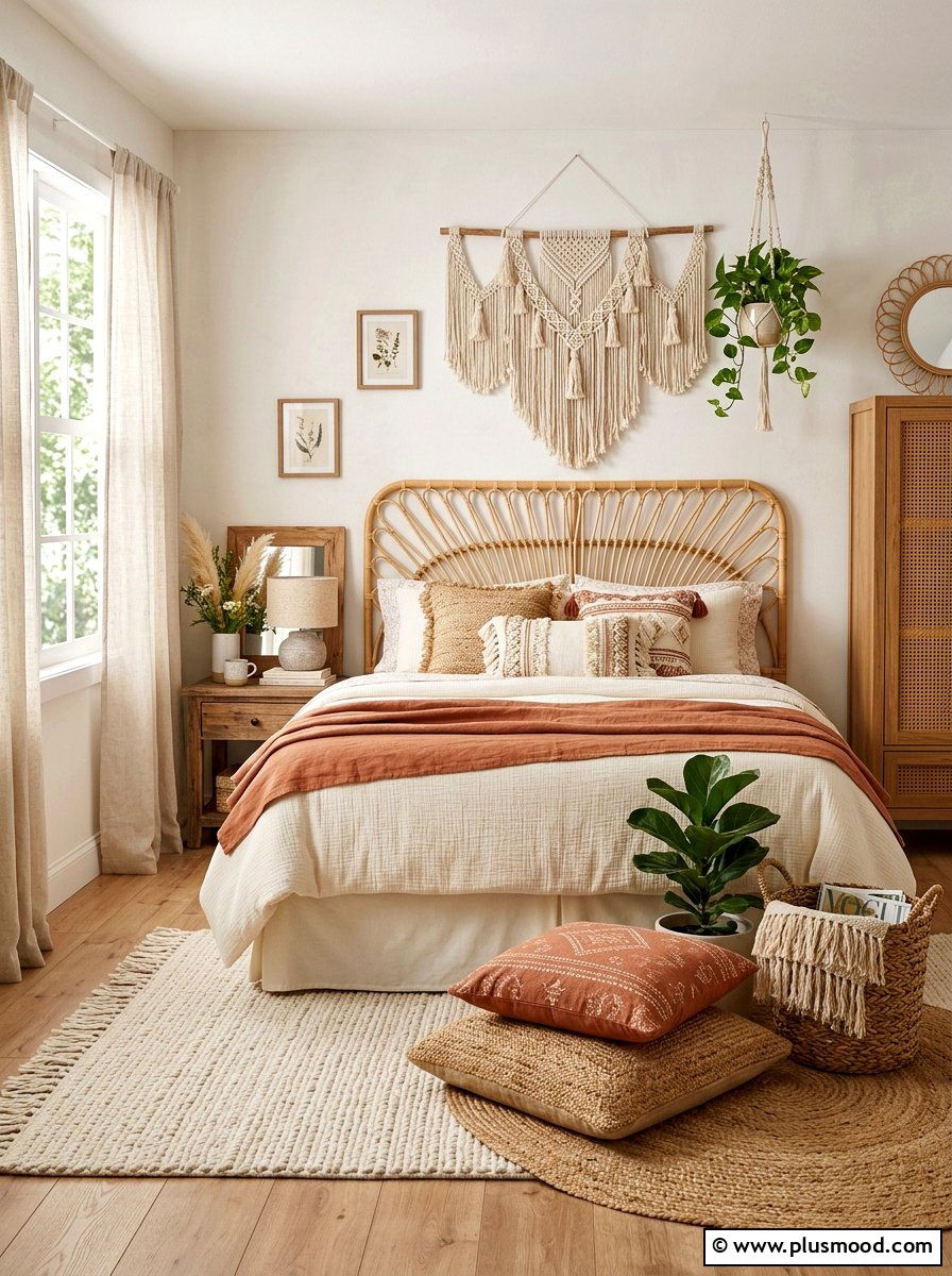 Boho summer guest room - 25 summer guest bedroom ideas