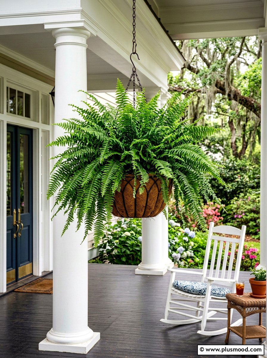 Boston Fern Hanging Basket - 25 summer hanging basket ideas for summer