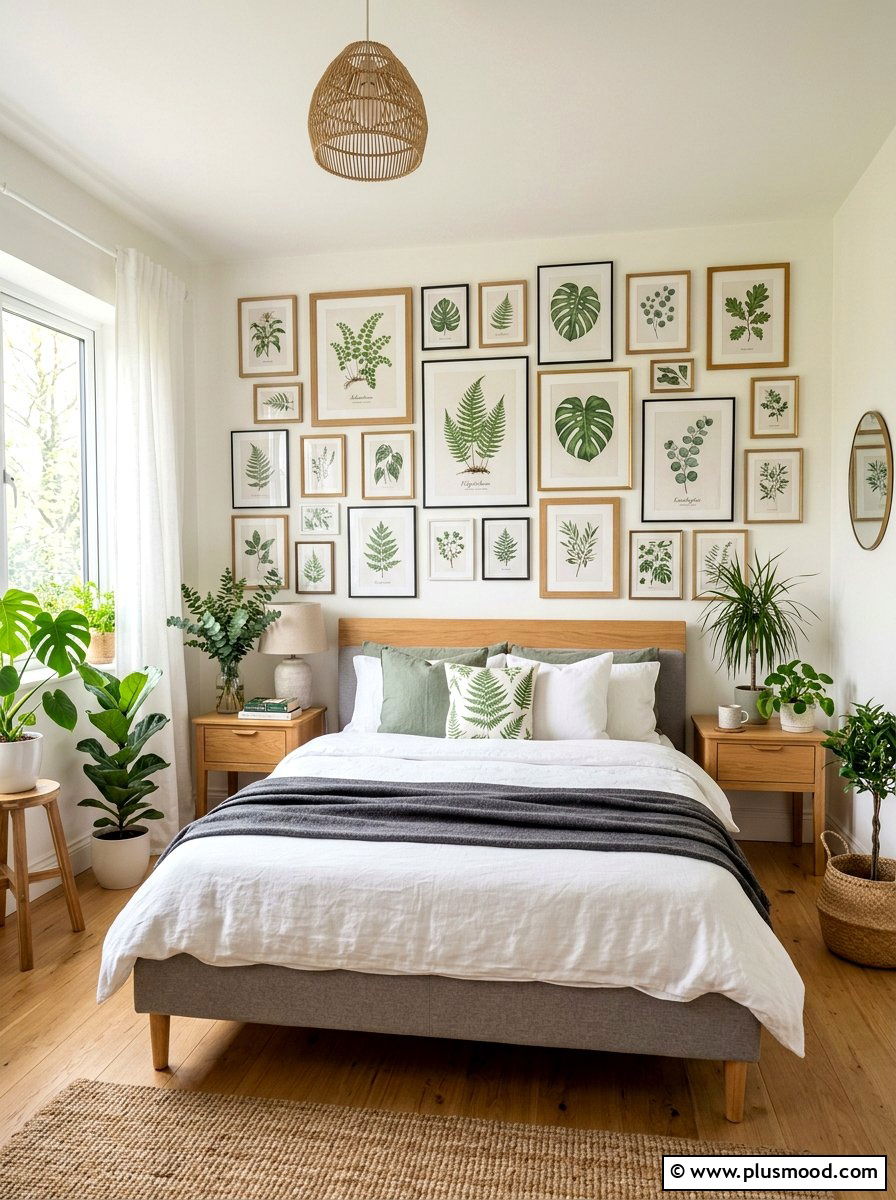 Botanical Art Bedroom - 25 summer bedroom ideas