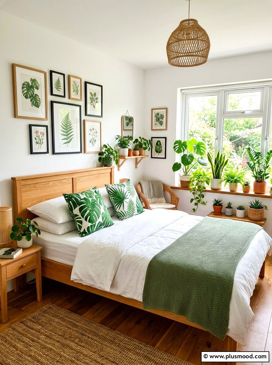 Botanical Bedroom - 25 early summer decor ideas
