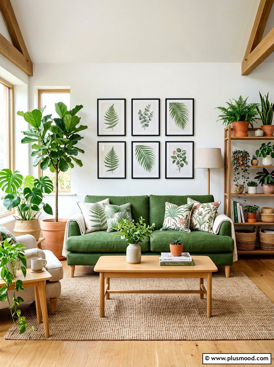 Botanical Living Room Theme - 25 summer refreshing living room ideas