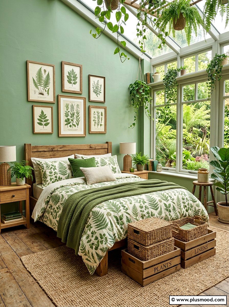 Botanical Print Bedding - 25 summer bedding ideas