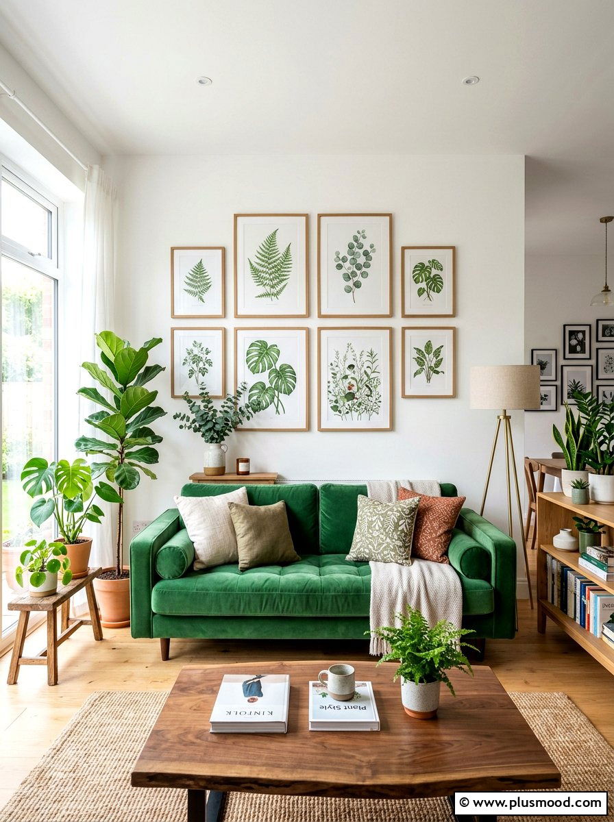 Botanical Wall Art - 25 late summer living room ideas