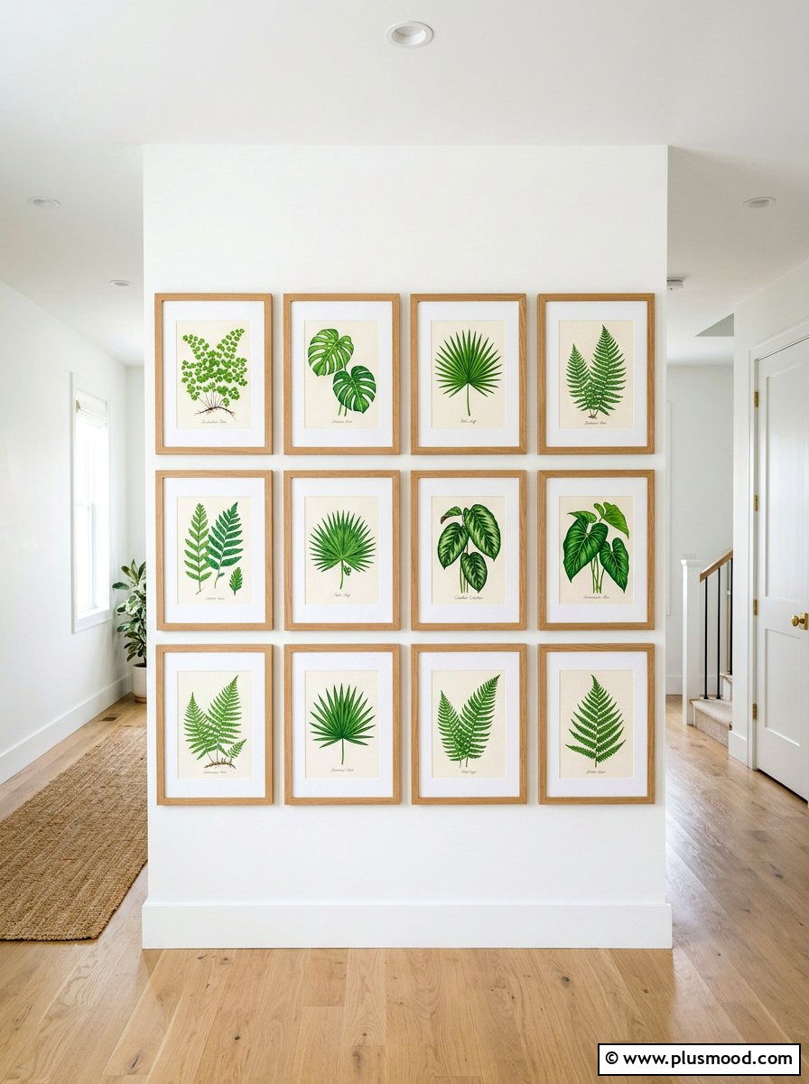 Botanical Wall Art - 25 summer interior decor ideas