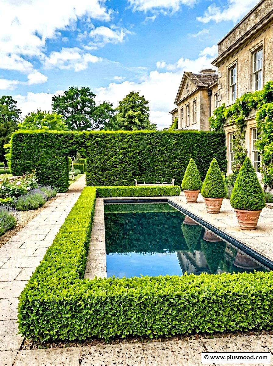 Boxwood Hedge For Shade - 25 pool landscaping ideas for shade gardens