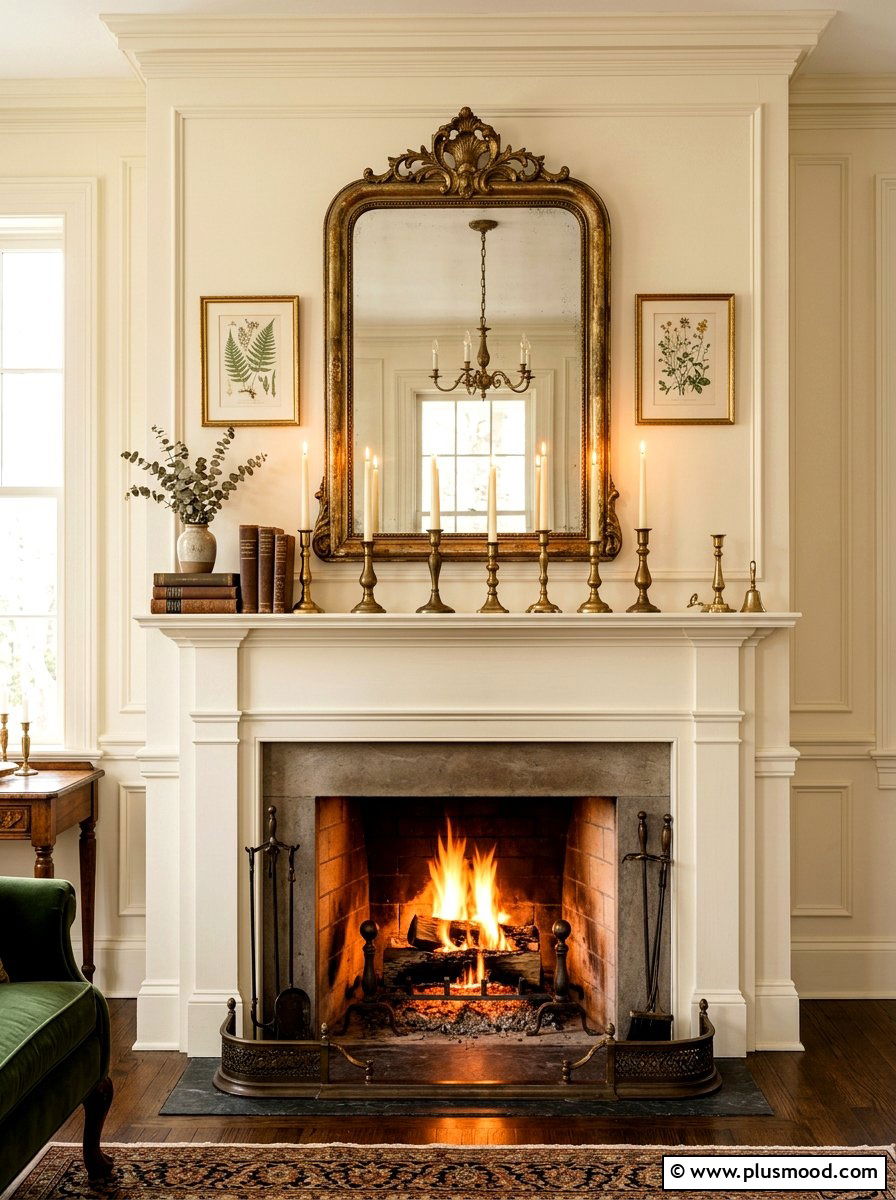 Brass Candle Holder - 25 late summer home decor ideas