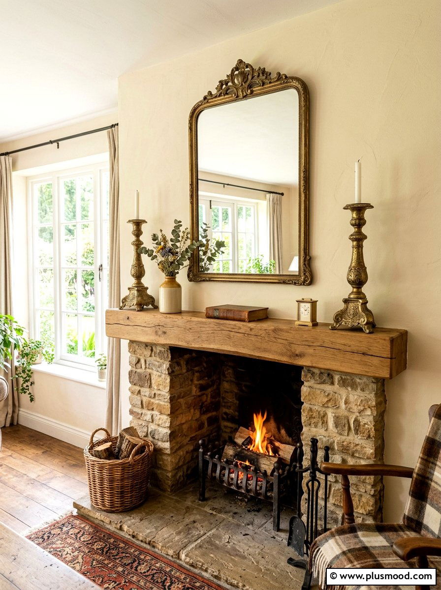 Brass Candle Holder - 25 late summer cottage decor ideas