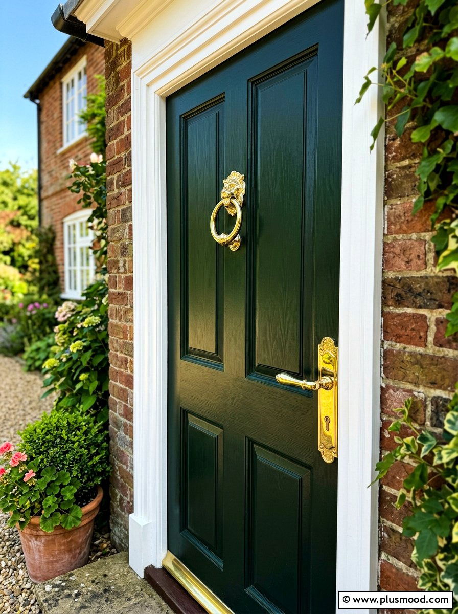 Brass Front Door Hardware - 25 summer front porch makeover ideas