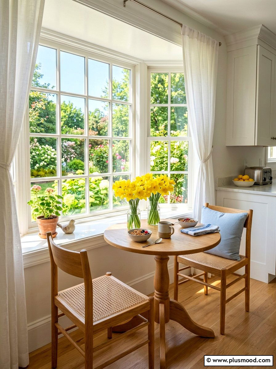 Breakfast nook flower vases - 25 summer decor ideas with florals
