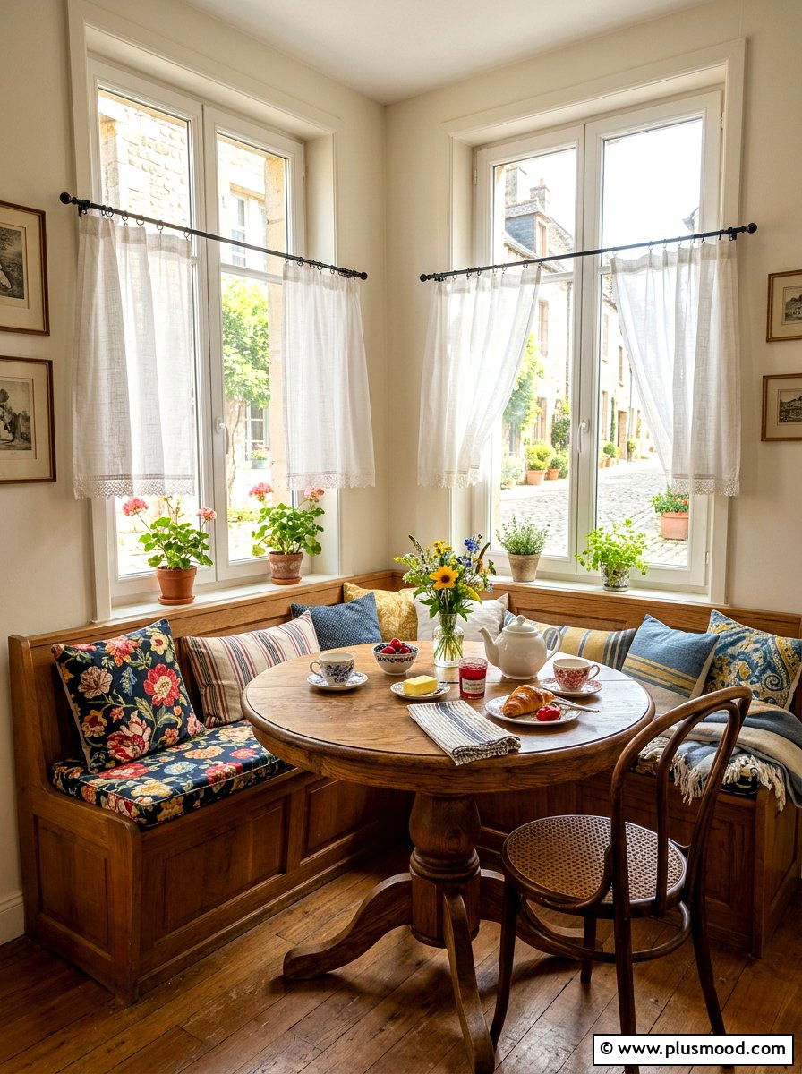 Breezy Cafe Curtains - 25 summer breezy window treatment ideas