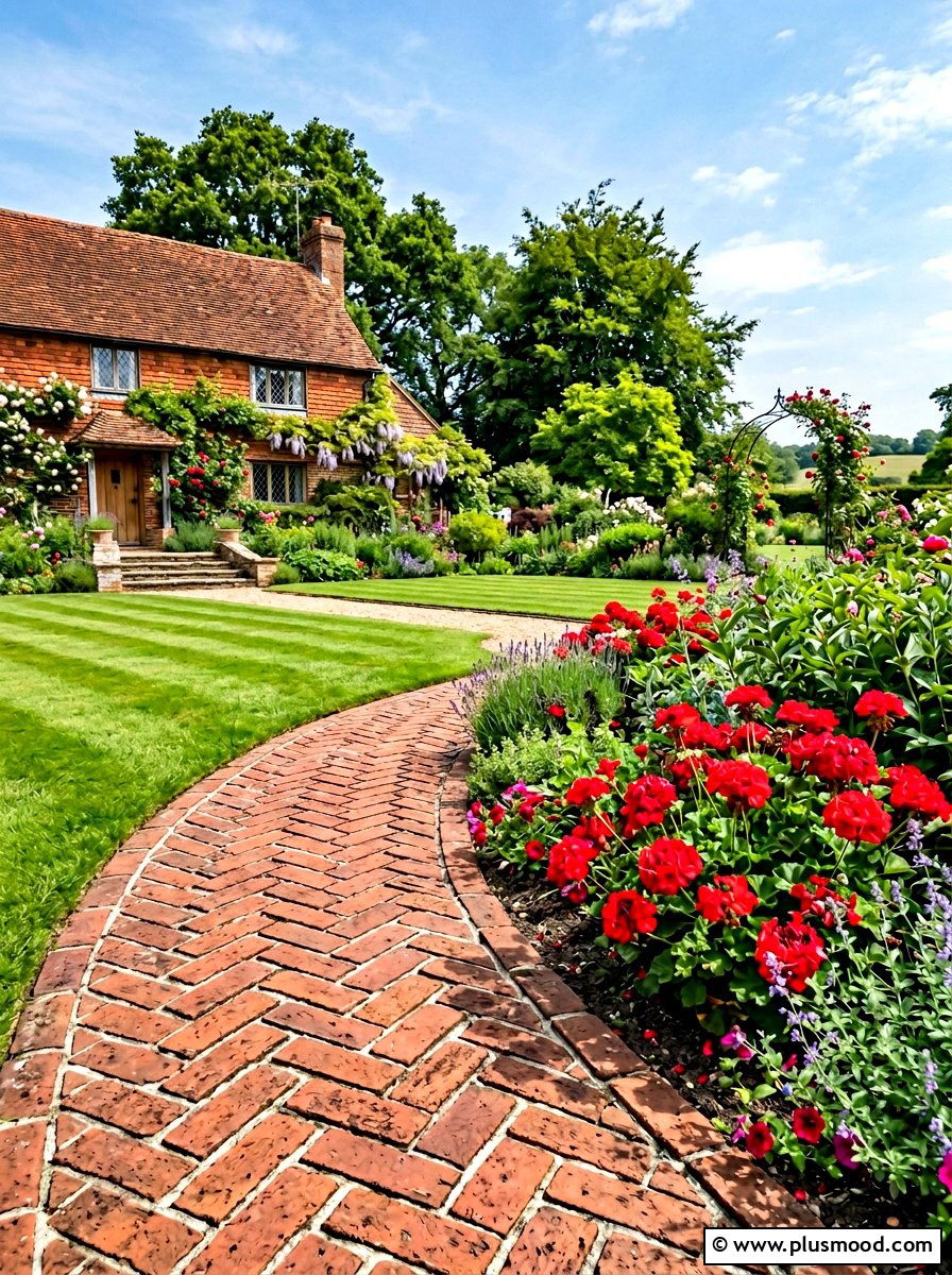 Brick Garden Edging - 25 summer garden edging ideas