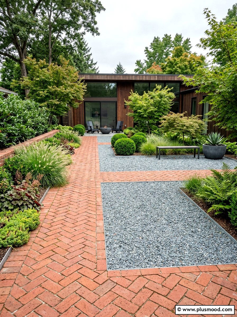 Brick Patio Gravel - 25 small backyard ideas with brick patio