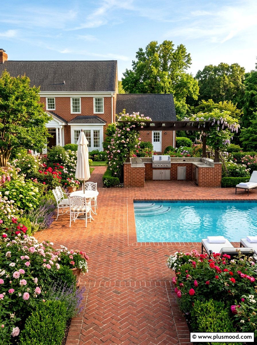 25 Pool Landscaping Ideas With Outdoor Kitchen for Luxe Patios