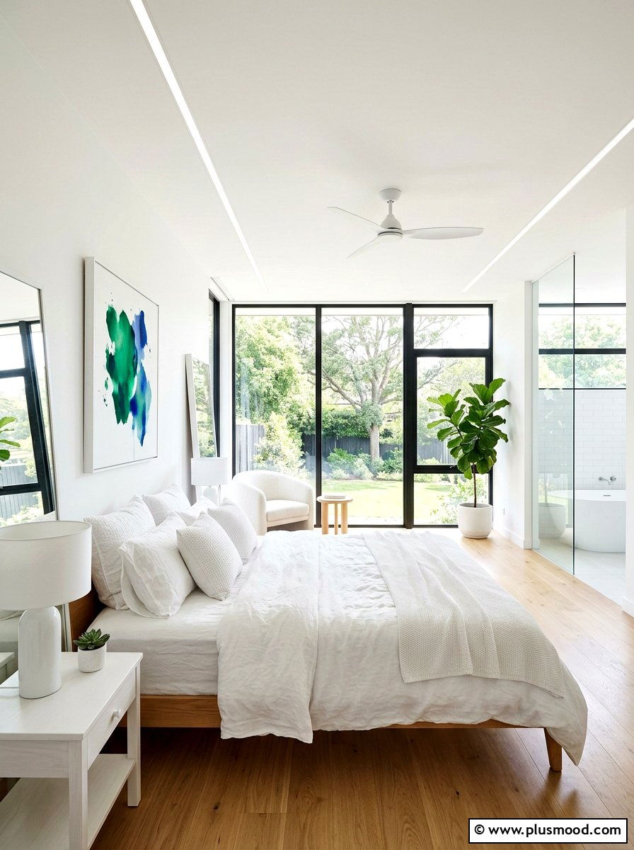 Bright Airy Master - 25 elegant summer bedroom ideas