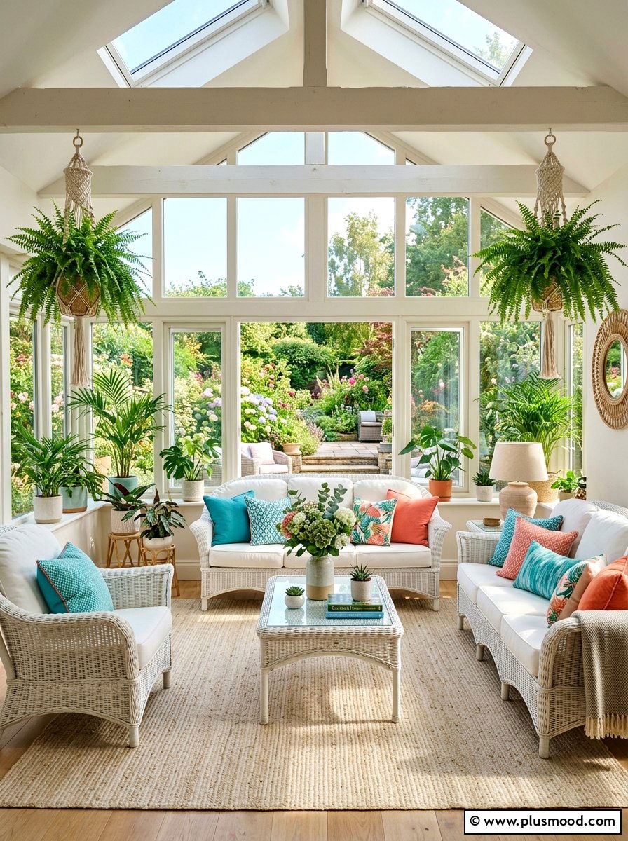 Bright Sunroom Decor - 25 beautiful summer home decor ideas