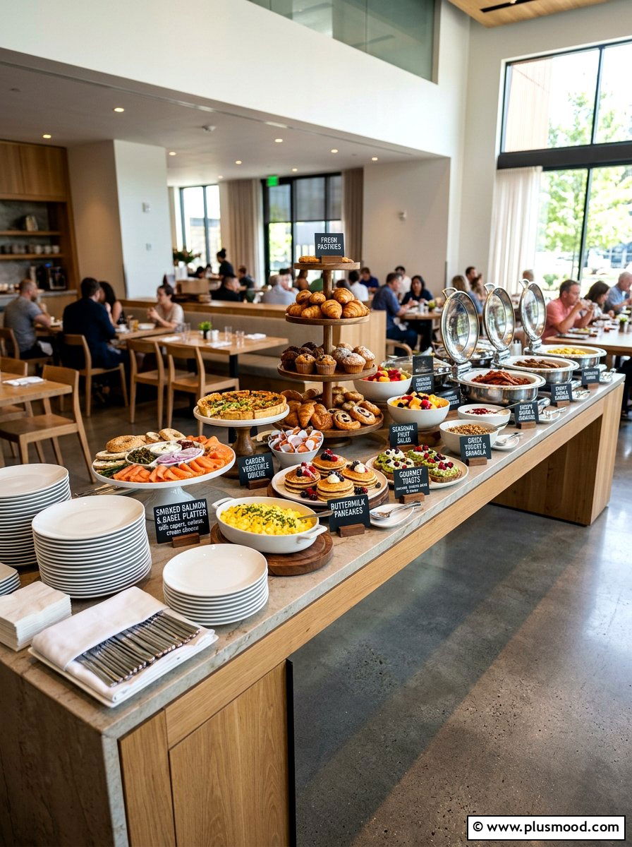 Brunch buffet table - 25 summer brunch party ideas for summer