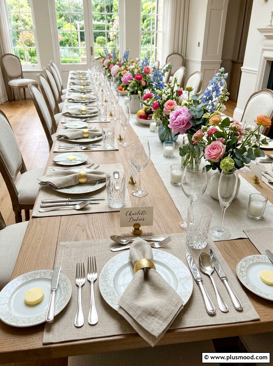 Brunch table settings - 25 summer brunch party ideas for summer