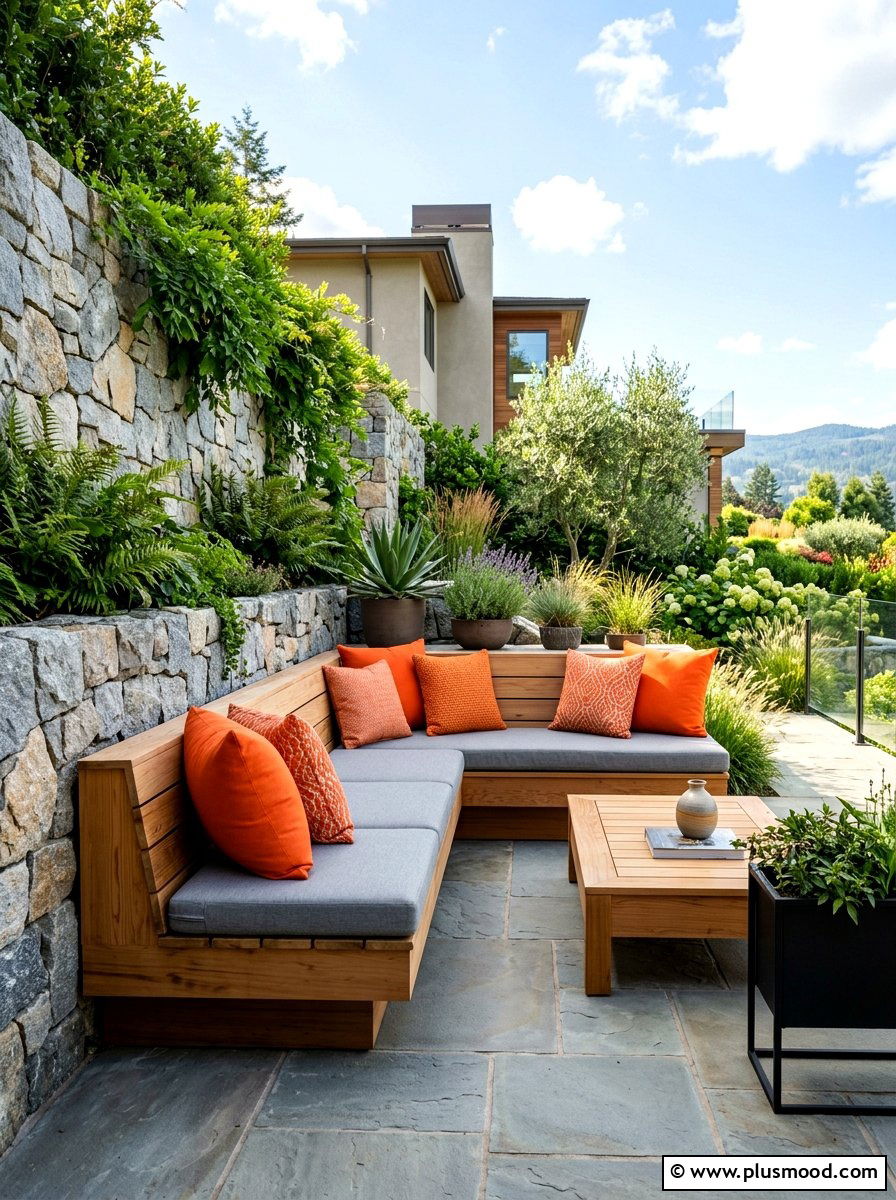 Built In Patio Seating - 25 summer entertaining patio ideas