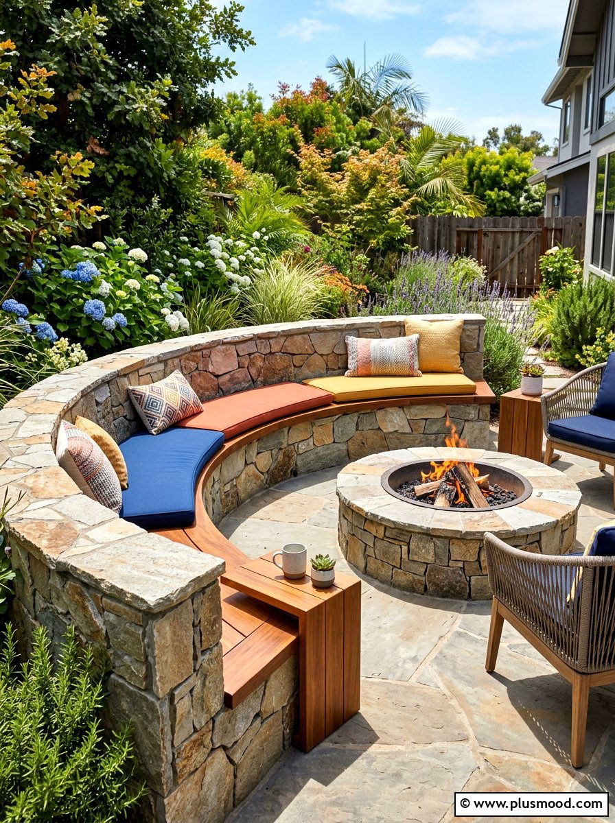 Built In Seating Retaining Wall - 25 summer retaining wall landscaping ideas