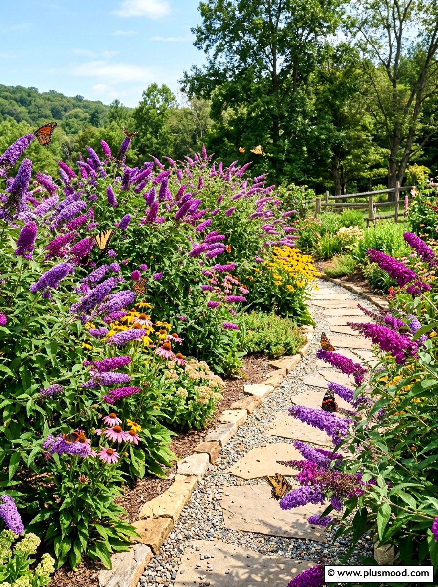 Butterfly Bush Garden - 25 summer sensory garden ideas