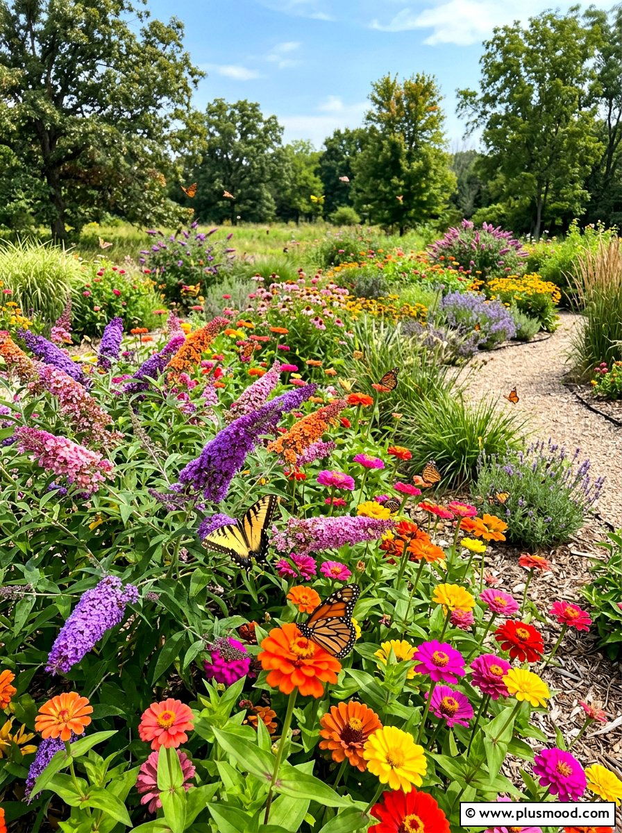 Butterfly Flower Garden - 25 summer flower garden ideas