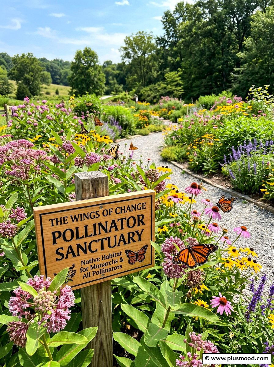 Butterfly Garden Name Marker - 25 painted rock ideas with name labels