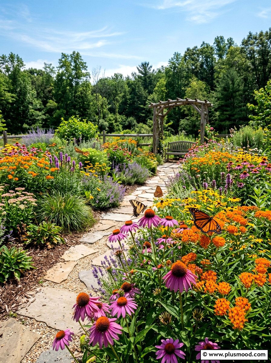 Butterfly Garden with Pollinator Plants - 25 best summer backyard ideas